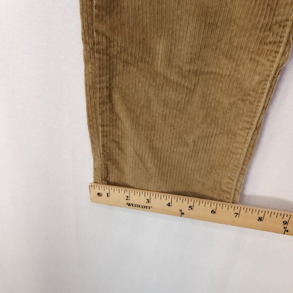 Levi’s Corduroy 314 Shaping Straight Pants Womens 27x30 Gold Brown Mid Rise - Picture 10 of 14